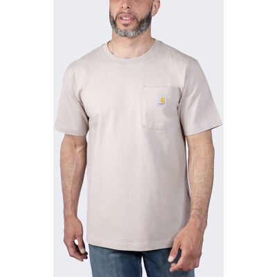 Koszulka Męska T-Shirt Carhartt Heavyweight Pocket K87 V61 Mink - Xs Koszulka Męska T-Shirt Carhartt Heavyweight Pocket K87 V61 Mink - Xs