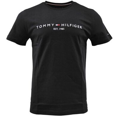 Koszulka męska Tommy Hilfiger T-Shirt czarna - MW0MW11465BAS - M Koszulka męska Tommy Hilfiger T-Shirt czarna - MW0MW11465BAS - M