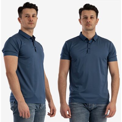 Inny producent Koszulka męska z kołnierzykiem Tris Line 2402 Granatowa XXL Granatowy Inny producent Koszulka męska z kołnierzykiem Tris Line 2402 Granatowa XXL Granatowy