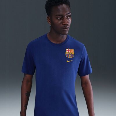 Koszulka Nike FC Barcelona Crest Tee HQ8396-455 L niebieski Koszulka Nike FC Barcelona Crest Tee HQ8396-455 L niebieski