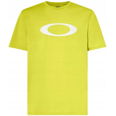 Koszulka Oakley O-Bold Ellipse limetowa zielona i biała - XL - Koszulka Koszulka Oakley O-Bold Ellipse limetowa zielona i biała - XL - Koszulka