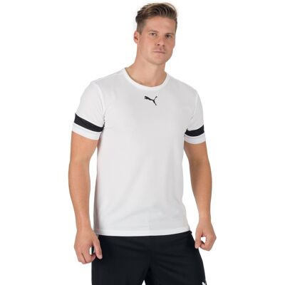 Koszulka piłkarska męska PUMA teamRISE Jersey biała 704932 04 Koszulka piłkarska męska PUMA teamRISE Jersey biała 704932 04