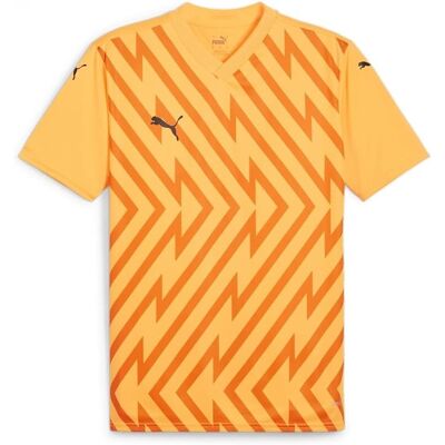 Puma - teamGLORY Jersey Jr - Pomarańczowy - 116 - Sportshirt Puma - teamGLORY Jersey Jr - Pomarańczowy - 116 - Sportshirt