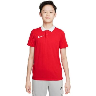 Koszulka polo Nike Dri-FIT Park Jr CW6935 (kolor Czerwony, rozmiar M (137-147cm)) Koszulka polo Nike Dri-FIT Park Jr CW6935 (kolor Czerwony, rozmiar M (137-147cm))