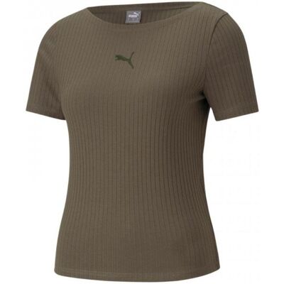 Koszulka Puma Her Ribbed Slim Tee Grape Leaf W 531917 44, Rozmiar: S * Dz Koszulka Puma Her Ribbed Slim Tee Grape Leaf W 531917 44, Rozmiar: S * Dz