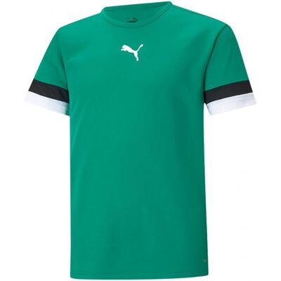 Koszulka Puma teamRISE Jersey Jr 704938 (kolor Zielony, rozmiar 176) Koszulka Puma teamRISE Jersey Jr 704938 (kolor Zielony, rozmiar 176)