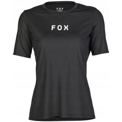 Koszulka Rowerowa Fox Lady Ranger - Wordmark Black, S Koszulka Rowerowa Fox Lady Ranger - Wordmark Black, S