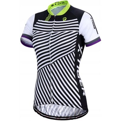 Koszulka Rowerowa Kolarska Damska Z Krótkim Rękawem Przewiewna X-Tiger 4XL Koszulka Rowerowa Kolarska Damska Z Krótkim Rękawem Przewiewna X-Tiger 4XL