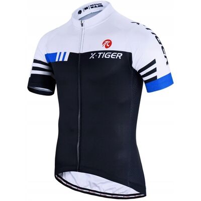 KOSZULKA ROWEROWA MĘSKA X-TIGER Z KIESZENIAMI LATO KOSZULKA ROWEROWA MĘSKA X-TIGER Z KIESZENIAMI LATO