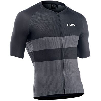 Koszulka rowerowa NORTHWAVE BLADE AIR Jersey - czarny/ciemny szary S Koszulka rowerowa NORTHWAVE BLADE AIR Jersey - czarny/ciemny szary S