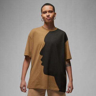 Koszulka sportowa damska Jordan Oversized Graphic Tee Brown Kelp r.XS Koszulka sportowa damska Jordan Oversized Graphic Tee Brown Kelp r.XS