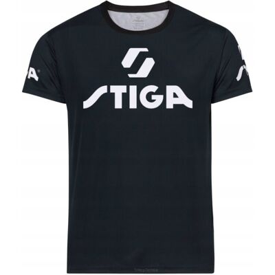 Head Koszulka sportowa Stiga Player T-Shirt czarna S Head Koszulka sportowa Stiga Player T-Shirt czarna S