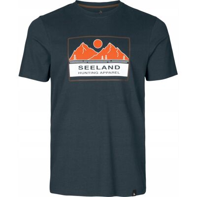 Koszulka T-Shirt Myśliwska Seeland Kestrel Dark Navy L Koszulka T-Shirt Myśliwska Seeland Kestrel Dark Navy L