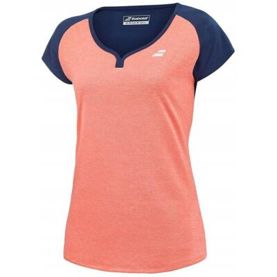 Koszulka tenisowa Babolat Play Cap pomarańczowa rozmiar XL Koszulka tenisowa Babolat Play Cap pomarańczowa rozmiar XL