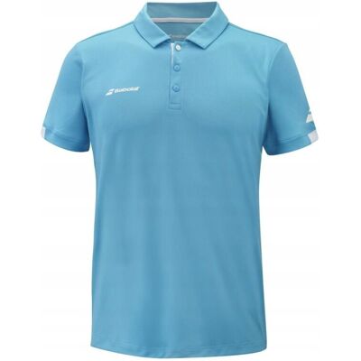 Koszulka tenisowa Babolat Play Polo Men niebieska XL Koszulka tenisowa Babolat Play Polo Men niebieska XL