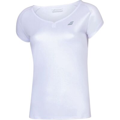 Babolat Damska Koszulka Play Biały Rozmiar L - T-Shirt Babolat Damska Koszulka Play Biały Rozmiar L - T-Shirt