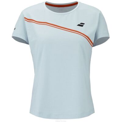 Koszulka tenisowa damska Babolat Play Cap Sleeve niebieska M Koszulka tenisowa damska Babolat Play Cap Sleeve niebieska M