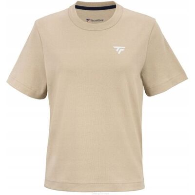 Koszulka Tenisowa Damska Tecnifibre Graphic Tee 2025 Beżowa L Koszulka Tenisowa Damska Tecnifibre Graphic Tee 2025 Beżowa L