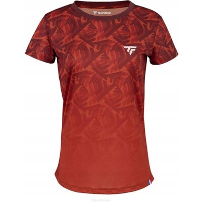 Koszulka Tenisowa Damska Tecnifibre X-Loop Tee Teal Pomarańczowa L Koszulka Tenisowa Damska Tecnifibre X-Loop Tee Teal Pomarańczowa L