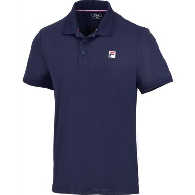 Koszulka tenisowa Fila Polo Hermano granatowa XXL Koszulka tenisowa Fila Polo Hermano granatowa XXL
