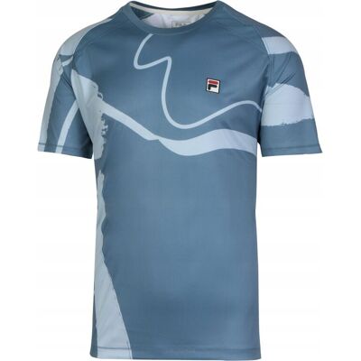 Koszulka Tenisowa Fila T-Shirt Cassian Niebieska L Koszulka Tenisowa Fila T-Shirt Cassian Niebieska L