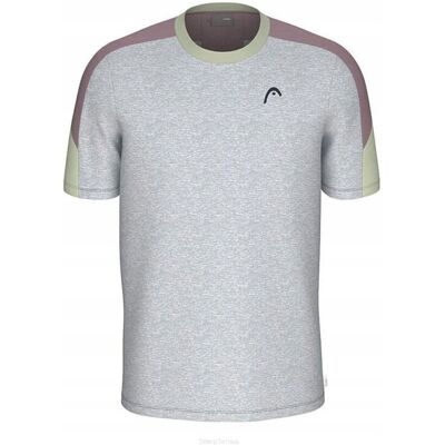 Koszulka tenisowa Head Play Tech T-shirt Men szara XXL Koszulka tenisowa Head Play Tech T-shirt Men szara XXL