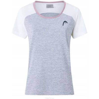 Koszulka tenisowa Head Play Tech T-Shirt Women szara XL Koszulka tenisowa Head Play Tech T-Shirt Women szara XL