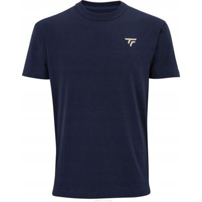 Koszulka tenisowa Tecnifibre Graphic 2025 granatowa XL Koszulka tenisowa Tecnifibre Graphic 2025 granatowa XL