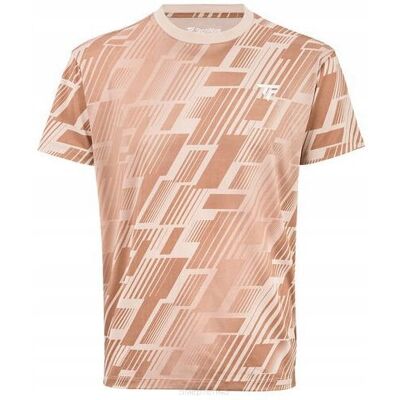 Koszulka tenisowa Tecnifibre X-Loop Tee beżowa XL Koszulka tenisowa Tecnifibre X-Loop Tee beżowa XL