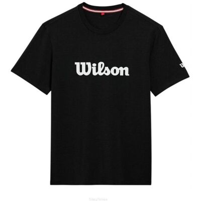 Koszulka Tenisowa Wilson Team Graphic Tee Czarna S Koszulka Tenisowa Wilson Team Graphic Tee Czarna S