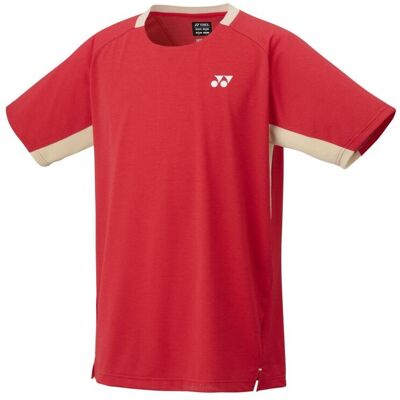 Koszulka Tenisowa Yonex Ao Crew Neck Czerwono-Beżowa M Koszulka Tenisowa Yonex Ao Crew Neck Czerwono-Beżowa M