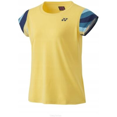 Koszulka Tenisowa Yonex Ao Crew Neck Żółta S Koszulka Tenisowa Yonex Ao Crew Neck Żółta S