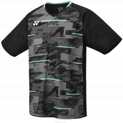 Koszulka Tenisowa Yonex Crew Neck Shirt Czarna Xl Koszulka Tenisowa Yonex Crew Neck Shirt Czarna Xl