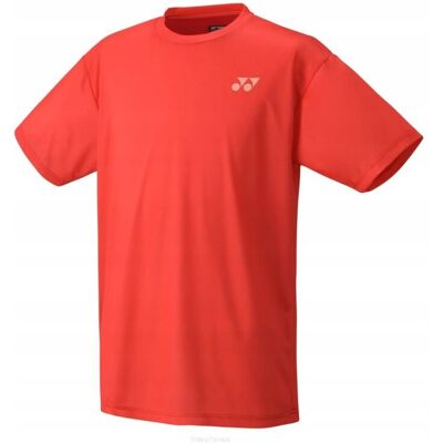 Yonex Practice Small Logo Ym0045 - Męska koszulka - Czerwona Yonex Practice Small Logo Ym0045 - Męska koszulka - Czerwona
