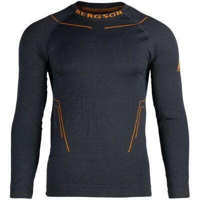 Koszulka termiczna z długim rękawem Męska BERGSON ESSENCE TD LS Charcoal - XL/XXL Koszulka termiczna z długim rękawem Męska BERGSON ESSENCE TD LS Charcoal - XL/XXL