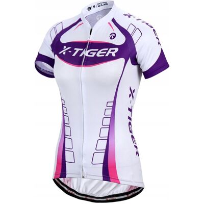 X-Tiger Koszulka Z Krótkim Rękawem Damska Rowerowa Kolarska Termiczna Plus Size 6XL X-Tiger Koszulka Z Krótkim Rękawem Damska Rowerowa Kolarska Termiczna Plus Size 6XL