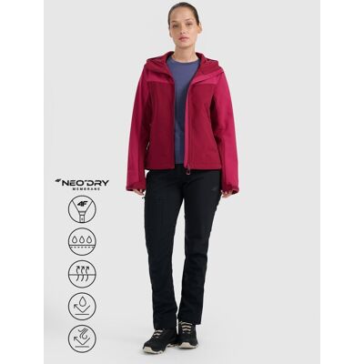 Kurtka damska softshell membrana NeoDry 8000 4F 4FRAW25TSOFF505-60S Czerwony S Kurtka damska softshell membrana NeoDry 8000 4F 4FRAW25TSOFF505-60S Czerwony S