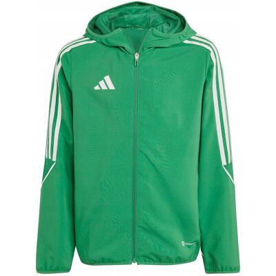 Kurtka dla dzieci adidas Tiro 23 League Windbreaker zielona IA1625 116cm Kurtka dla dzieci adidas Tiro 23 League Windbreaker zielona IA1625 116cm
