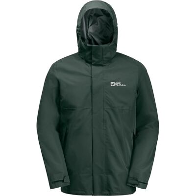 Kurtka Męska Jack Wolfskin Luntal 3in1 Zielona Czarna S Kurtka Męska Jack Wolfskin Luntal 3in1 Zielona Czarna S