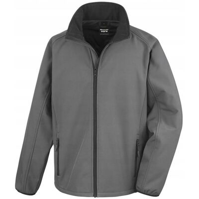 Result Kurtka Męska Soft Shell Oddychająca Wiatro Odporna Węglowy Czarny R. Xl Result Kurtka Męska Soft Shell Oddychająca Wiatro Odporna Węglowy Czarny R. Xl