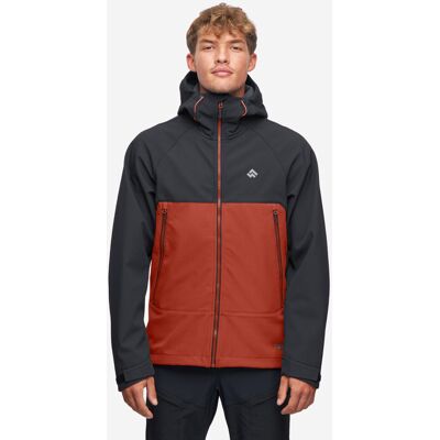 Kurtka męska softshell Alpinus Pelat, ceglasto-grafitowa 2XL oddzychalność 10 tys Kurtka męska softshell Alpinus Pelat, ceglasto-grafitowa 2XL oddzychalność 10 tys