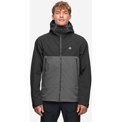 Kurtka męska softshell Alpinus Pelat, czarno-grafitowa M oddzychalność 10 tys Kurtka męska softshell Alpinus Pelat, czarno-grafitowa M oddzychalność 10 tys
