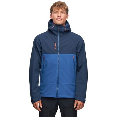 Kurtka Męska Softshell Alpinus Pelat Niebieski - M Kurtka Męska Softshell Alpinus Pelat Niebieski - M