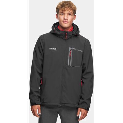 Kurtka męska Softshell Alpinus Stenshuvud czarna 3XL Kurtka męska Softshell Alpinus Stenshuvud czarna 3XL
