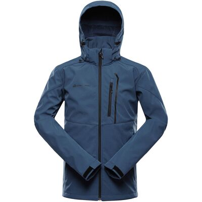 Kurtka męska trekkingowa softshell Alpine Pro Hoor 2 k.niebieski r.3XL Kurtka męska trekkingowa softshell Alpine Pro Hoor 2 k.niebieski r.3XL