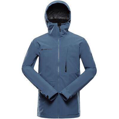 Kurtka męska trekkingowa wodoodporna Alpine Pro Zarr 2 k.niebieski r.XL Kurtka męska trekkingowa wodoodporna Alpine Pro Zarr 2 k.niebieski r.XL