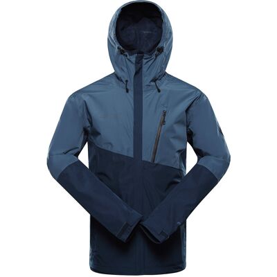 Kurtka męska turystyczna wodoodporna Alpine Pro Norem 3 k.niebieski r.4XL Kurtka męska turystyczna wodoodporna Alpine Pro Norem 3 k.niebieski r.4XL