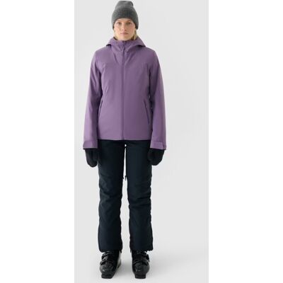 Kurtka narciarska membrana 5000 damska 4F 4FWAW24TTJAF572-50S Fioletowy Kurtka narciarska membrana 5000 damska 4F 4FWAW24TTJAF572-50S Fioletowy