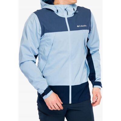 Inny producent Kurtka przeciwdeszczowa Columbia Wahkeena Falls 3L Shell - mountain blue/collegiate navy Inny producent Kurtka przeciwdeszczowa Columbia Wahkeena Falls 3L Shell - mountain blue/collegiate navy