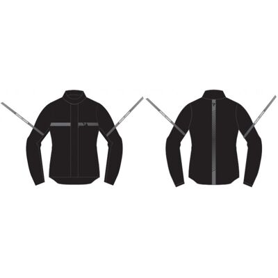KURTKA PRZECIWDESZCZOWA REBELHORN HORIZON BLACK XS KURTKA PRZECIWDESZCZOWA REBELHORN HORIZON BLACK XS